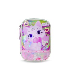 CARTUCHERA 2 PISOS GATOS