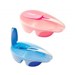 PLATO CON TAPA Y CUCHARA